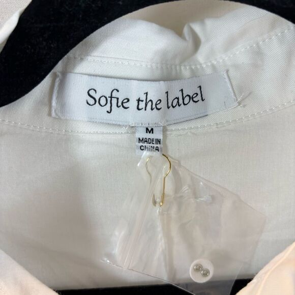 Brand new with Tags Sofie the Label White Balloon Sleeve Mini Dress Size Medium - Picture 14 of 16